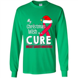 My Christmas Wish Is A Cure Breast Cancer Awareness sweater PINGPONG