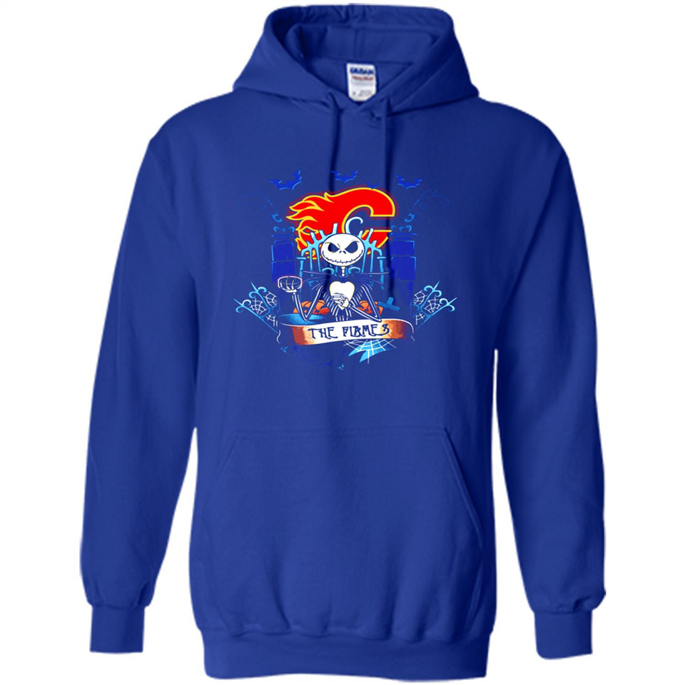 Calgary Flames Halloween The Nightmare Before Christmas - Hoodie