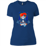 Calgary Flames Halloween The Nightmare Before Christmas - Ladies' Boyfriend T-Shirt
