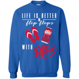 LIFE IS BETTER IN FLIP FLOPS WITH DR PEPPER