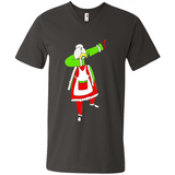 Funny Dabbing Mrs. Santa Claus Christmas Dab - Men's V-Neck