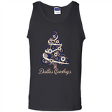 Dallas Cowboys NFL Football Team Logo Christmas Tree T-Shirt - Tank Top
