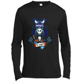 Charlotte Hornets Halloween The Nightmare Before Christmas - Canvas Long Sleeve T-Shirt