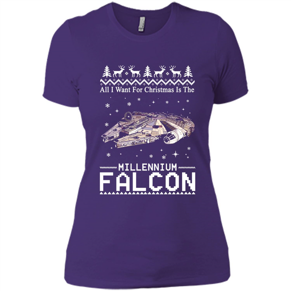 All I Want For Christmas Is The Millennium Falcon ugly PINGPONG
