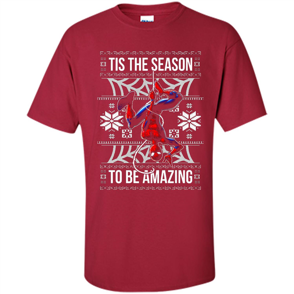 Marvel Spider Man Tis The Season To Be Amazing Ugly Christmas Mug PINGPONG - Shirt